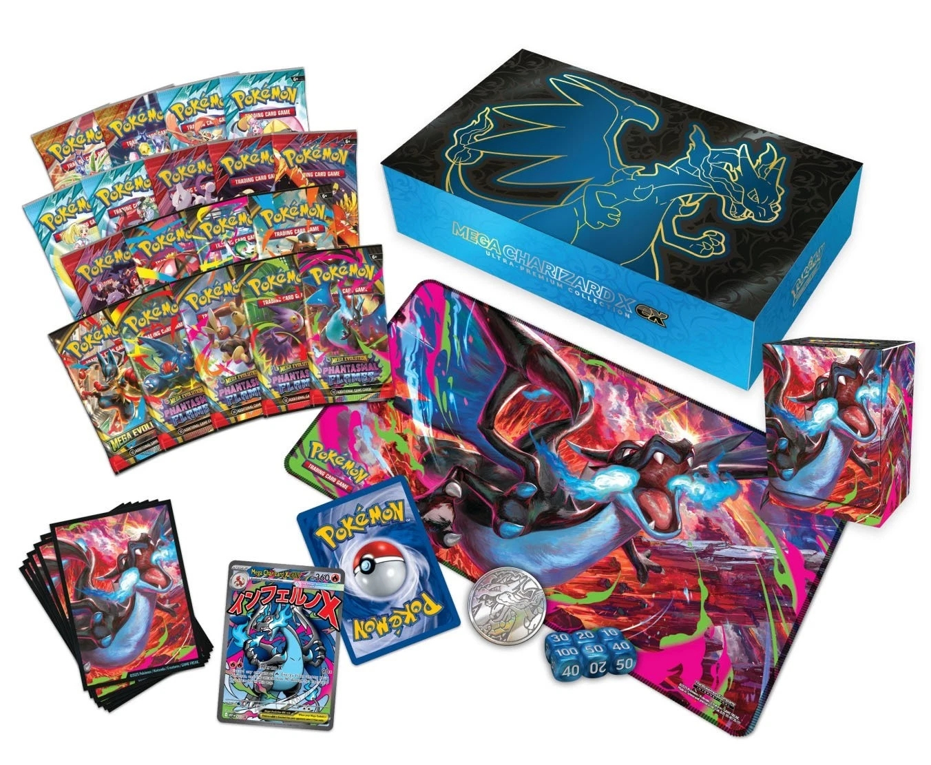 Pokemon TCG Mega Evolutions Charizard ex Ultra Premium Collection