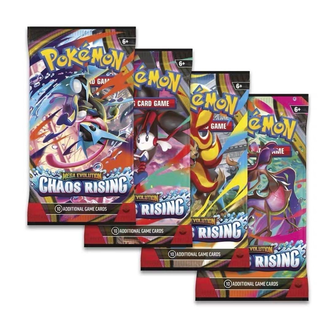 Pokemon Mega Evolution Chaos Rising Booster Pack